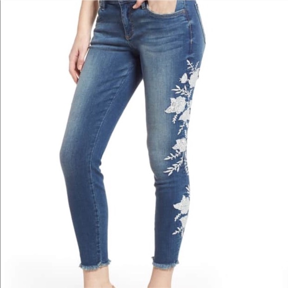 Embroidered Kut From The Kloth Connie Ankle Skinny - Picture 2 of 6